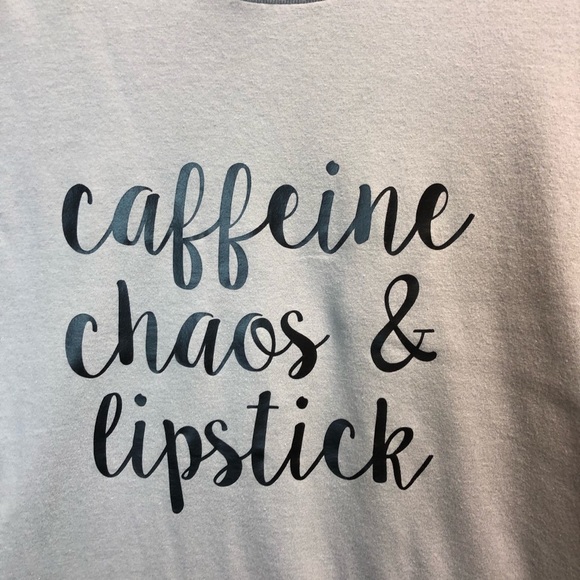 Women cute spell out tee, size medium 👑 - Picture 2 of 5